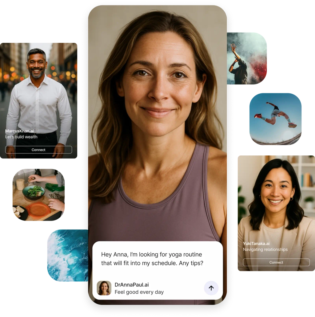 Personal Intelligence app interface showing personalized expert guidance